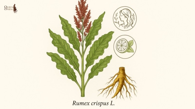 Đặc điểm thực vật học Rumex crispus L