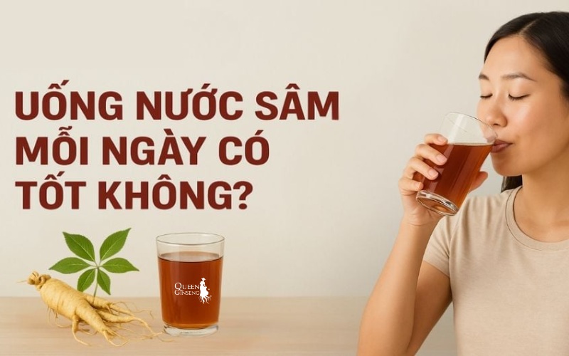 Lợi Ích Khi Uống Nước Sâm Mỗi Ngày